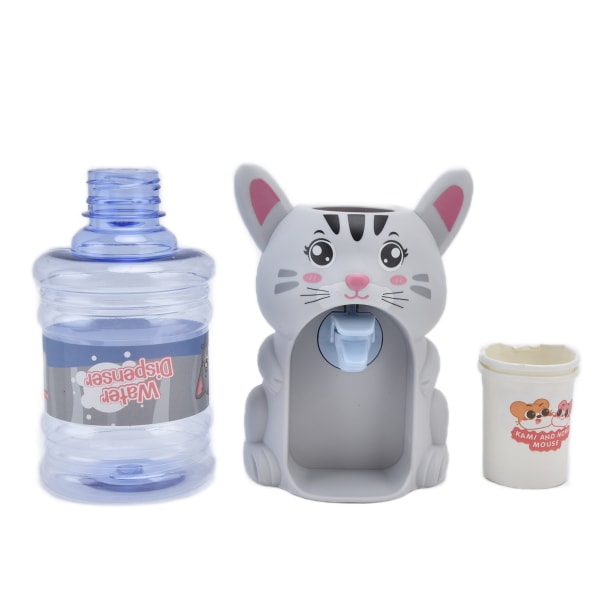 Mini vattendispenser Leksakssimulering Djurformad dricksfontän Present för småbarn BarnKatt