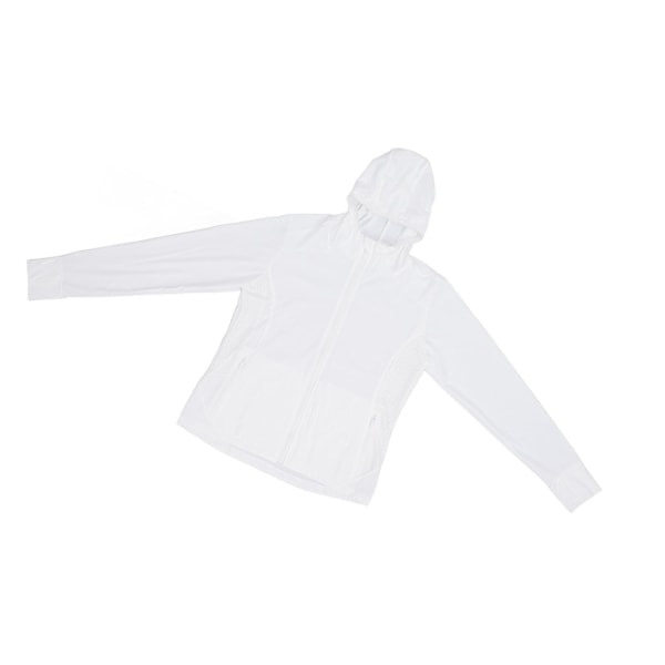 Solskyddande jacka långärmad andningsbar lätt UV-block sommar solskydd hoodie för utomhus L