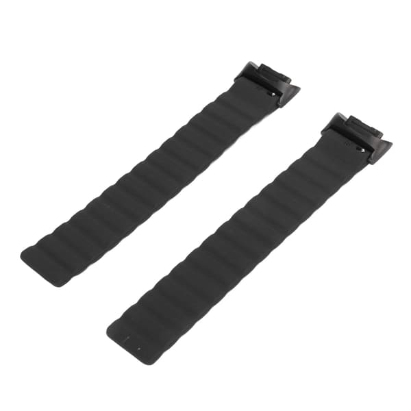 Magnetisk urrem justerbar hurtigudløselig silikone urrem tilbehør passer til Fitbit Charge 5 sort