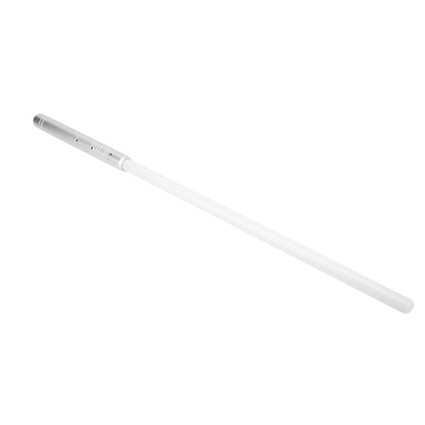 S968 Metal Laser Sværd Lys Op Sabel LED Flash Stick Farverige Farveskiftende Lys Model Legetøj Sølv Uden Adapter