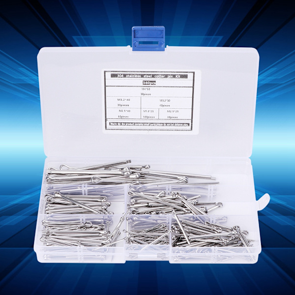 340 st saxsprint set kit 304 rostfritt stål industritillbehör Fästelement