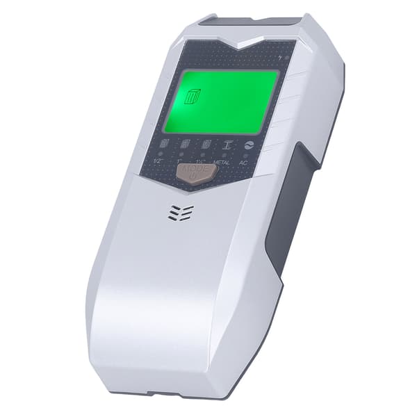Stud Finder Vægscanner Sensor 5 Tilstande Håndholdt Detektor LED Display til Træ AC Ledning Center Kant Sølv