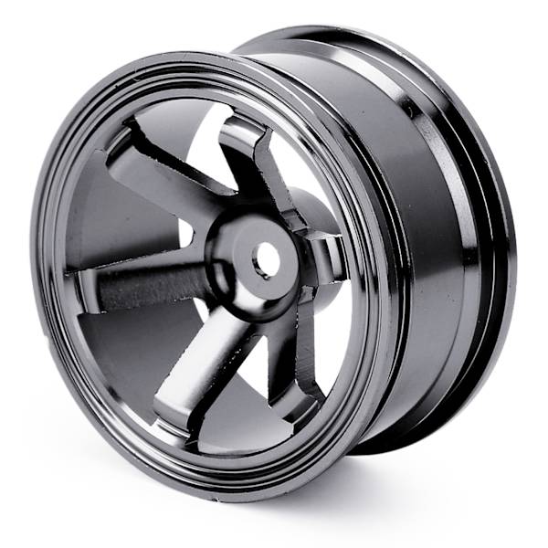 4 st Aluminium Alloy Hjulnav för Universal 1/10 Flat Running Drift RC BilSvart