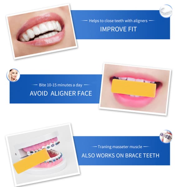 Aligner Chewies Ortodonti Bit Tänder Chewies Ortodonti Retainer Munvård (Mango)