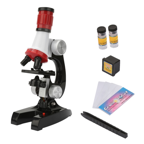 Barn Barn Biologiskt mikroskop Kit Utbildningsvetenskap Nybörjarmikroskop leksaker