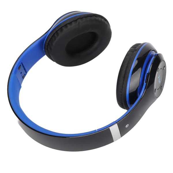 S6 HIFI Stereo Headset Bluetooth Headset Foldbart Musik Headset med Mikrofon til Mobiltelefon Tablet Blå