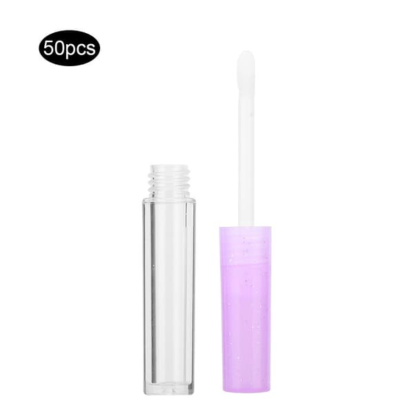 50 stk. 1,3 ml mini læbeglasrør læbestift DIY læbeglasbeholder tomme flasker lilla