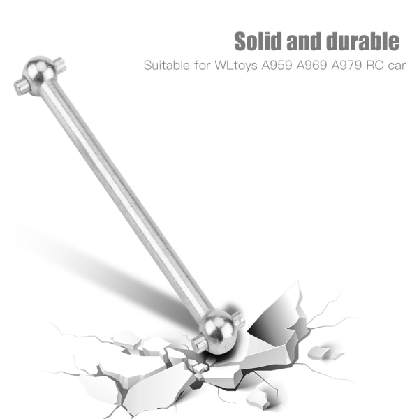 2st metalluppgraderingstillbehör hundbens drivaxel för WLtoys A959 A969 A979 RC-bil