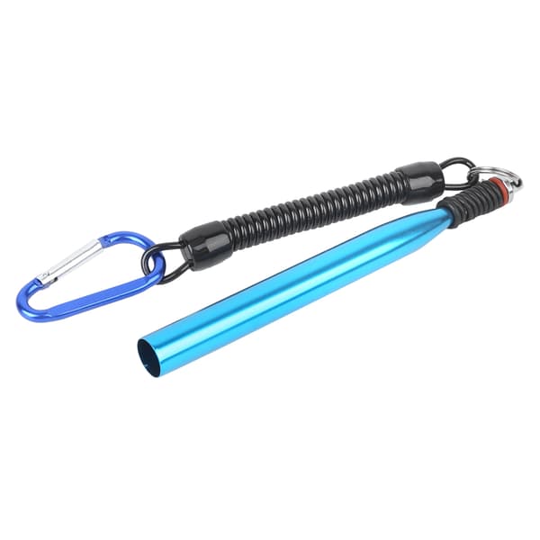 Vacky Rig Tool i Aluminium Legering med Blød Madorm Soft Bait Bindingsring med O-Gummi Ring Blå