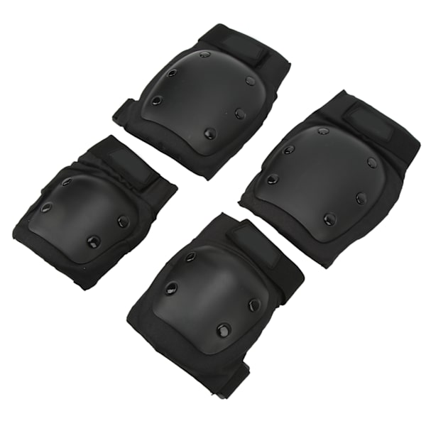 Knäskydd Armbågsskydd Säkerhetscykelskydd Set för Skateboard Rullskridskor Rullskridskor Snowboard