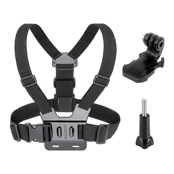 Sort Brystsele med GoPro Kamera Mount til Alle Modeller