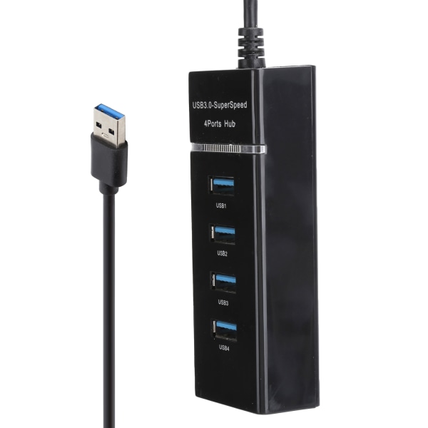 1 til 4 USB 3.0 HUB hann-til-hunn USB-forlengelsesadapter-kabelsplitter for PC-bærbar PC