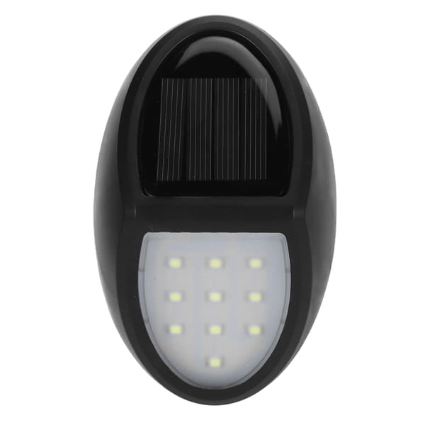 Solcellelys IP65 Vanntett Vegglampe for Hage Terrasse Balkong Dekor Hvit Lys