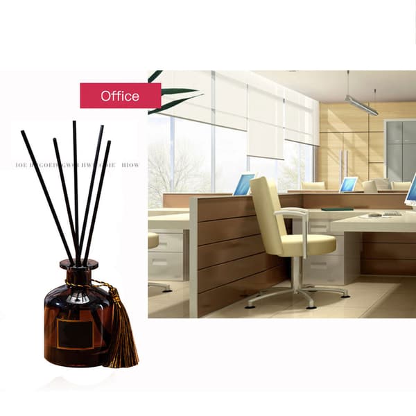50 ml Reed Diffuser Fjerner lugt Ildfri Diffuser Olie Naturlig Diffuser til kontoret