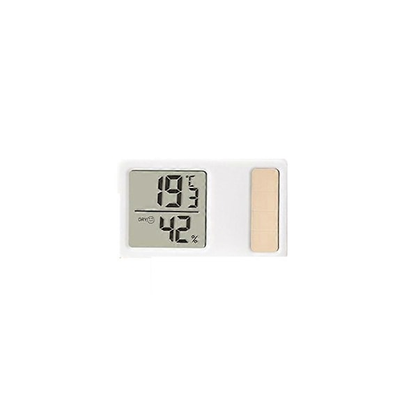 (Solar Mini Termohygrometer) tre Små Digitale Hygrometre Ambient Termometer Temperaturmåler og Fugtighedsmåler