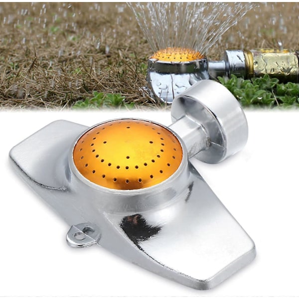 Trädgårdssprinkler, Metall Spot Sprinklers 360 Grader Fyrkant Cirkel Mönster Aluminiumlegering Sprink