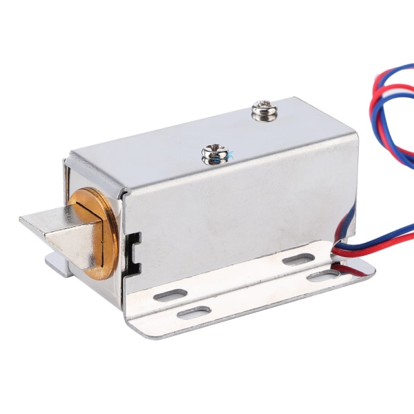 DC 12V Mini elektromagnetisk lås Monteringssett Maskinvare for dørvindusskapsskuff