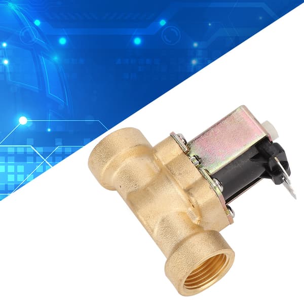G1/2\" Honkretskopplad Normalt Öppen Mässings Solenoidventil (DC12V)