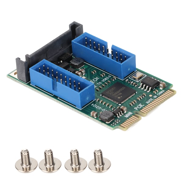 MINI PCI E til USB3.0 udvidelseskort 5 Gbps transmission 19 20PIN høj kompatibilitet PCIe udvidelseskort til computere