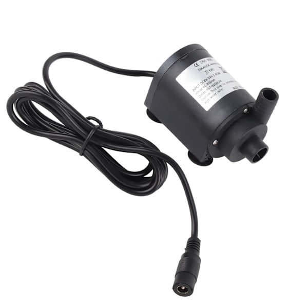 DC 24V 1000L/H Varmtvannssirkulasjonspumpe Solenergi børsteløs motor 7m løft