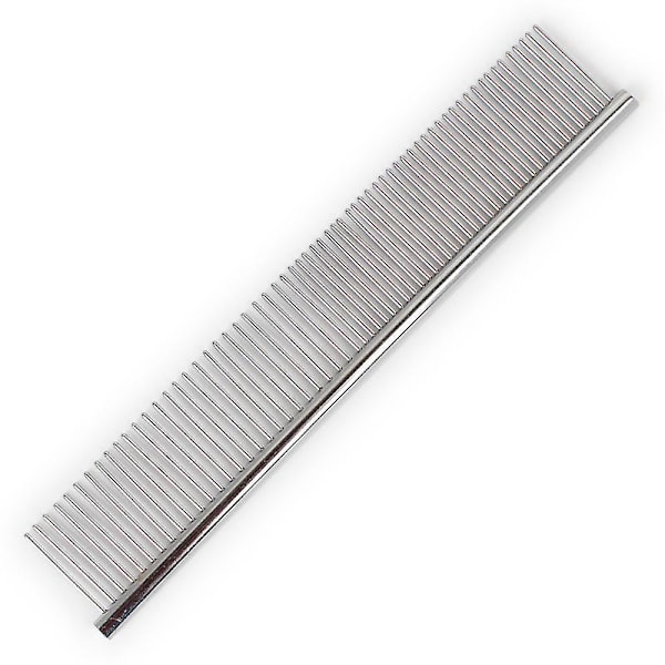 Steel Pet Dematting Comb - Removes Matted Fur, Gentle on Dogs and Cats