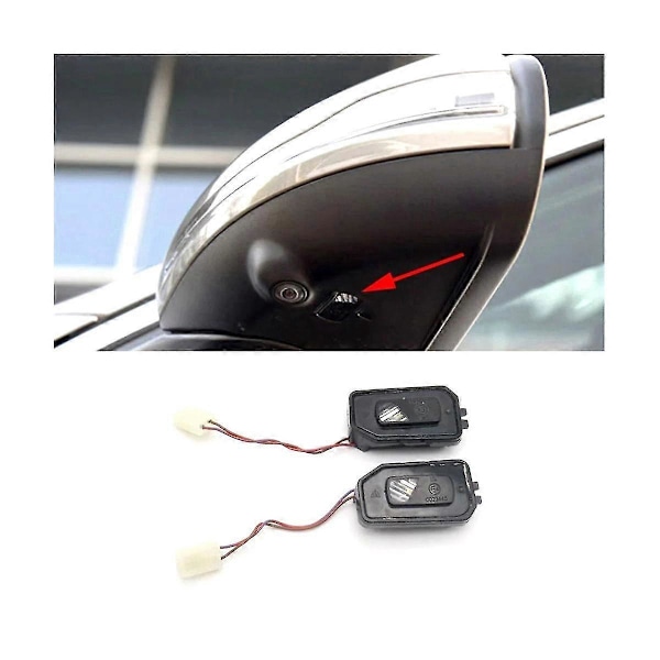 Bil LED Høyre Side Speil Underside Lys Høflighetslampe For W205 W213 Glc 2014-2020 A0999064402 Zekai