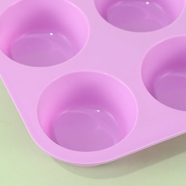 Sett med 4 stk Silikonformer for Patisserie-form Sjokoladekake Godteri Cookies Minikakeform Praktisk Non-Stick