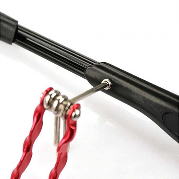 34 cm justerbart sykkel sykkelstøtte for 24 26 tommers sykler terrengsykkel svart