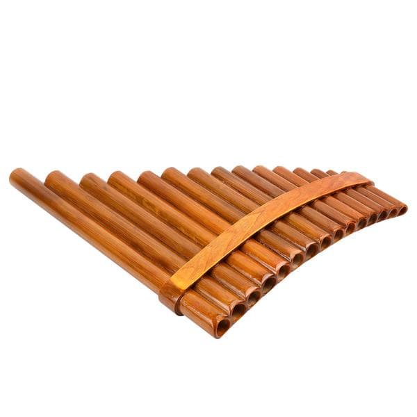 Håndlavet Panfløjte 15 Naturlige Bambusrør Traditionelt Instrument Hjemmesko 0.4 0.4 Left hand