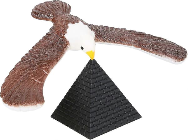 2 stk. balanserende fugl balanseørn vingespenn med pyramidestativ