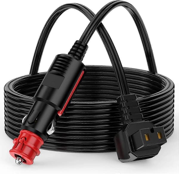 12V Bilkjøleboks Kabel Forlengelse for Alpicool Dometic Waeco CF CDF ARB ICECO Setpower 3m DC Strømforsyning Erstatningskabel HwyS 0.5 0.5 5