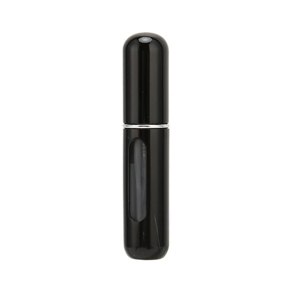 Påfyllningsbar parfymatomizer Synlig bärbar läckagesäker mini tom sprayflaska för resor utgående 5mlSvart