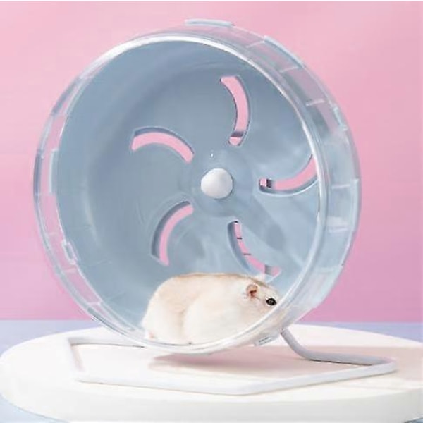 Rosa 18cm Gjennomsiktig Løpehjul i Plast for Hamster, Liten Kjæledyrleke, Løperotte Leke for Små Hamstere, Babyrotter, Gerbil, Dverghamster