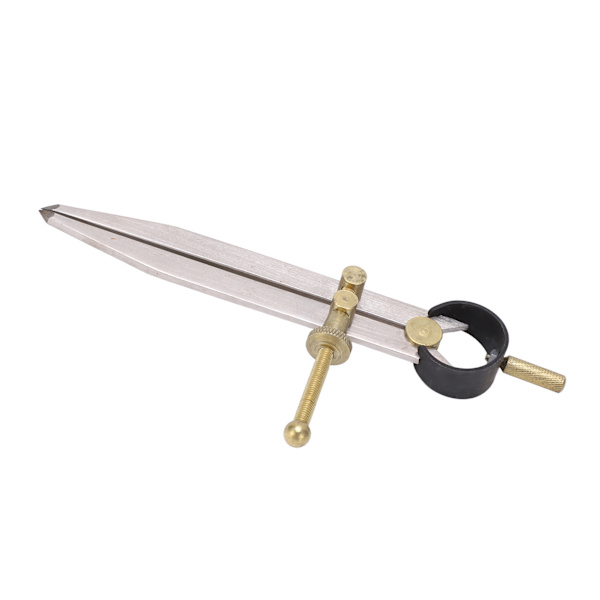 Vinkelhake med hög precision, rostbeständig, justerbar, låsbar läderdelare i guld för DIY-läderhantverk 175 mm