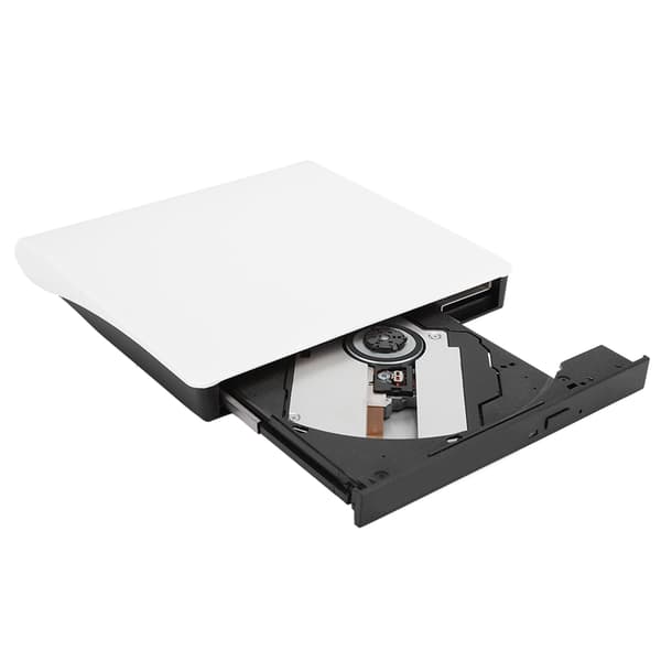 USB3.0 Ekstern DVD-brenner Opptaker 3.0 Ekstern Optisk Stasjon for Laptop Desktop Hvit