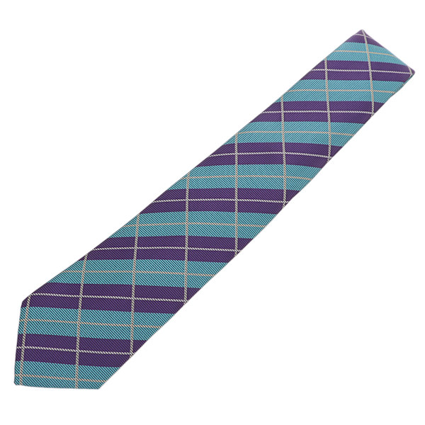 Klassisk stribet slips til mænd - Britisk ternet design - God slidstyrke - Slips til jakkesæt til bryllupper, forretningskonferencer - B002