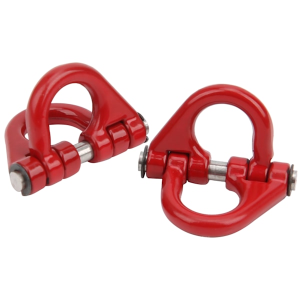 2 stk. Metal Tow Hook Rings Spænde Udskiftning til HSP RC Klatring Bil Modifikation Opgradering Del