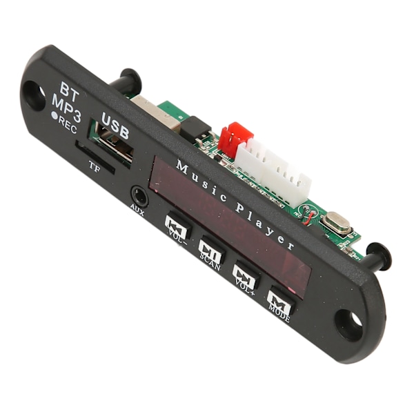 Bluetooth 5.0 lyddekoderkortmodul Stabil DC12V Strømavbrudd Minnetap Tapsfri dekoderkortmodul for biler Minnekort