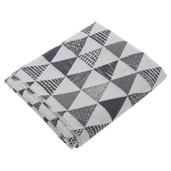 Lin stoff Geometrisk Trekant Bomull Lin Trykk Blandet Lin Duk Sofastoff