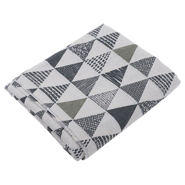 Linduk Stoff Geometrisk Trekant Bomull Lin Trykk Blanding Lin Duk Sofa Stoff
