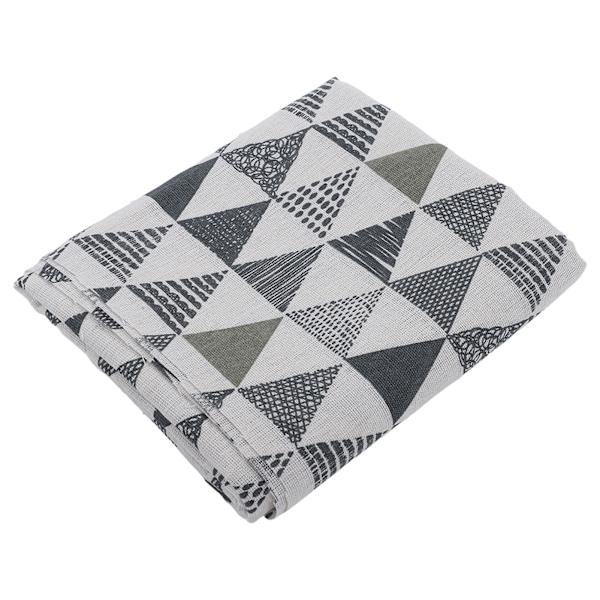 Linnetyg Geometrisk Triangel Bomull Linne Tryck Blandat Linne Bordsduk Soffa Tyg