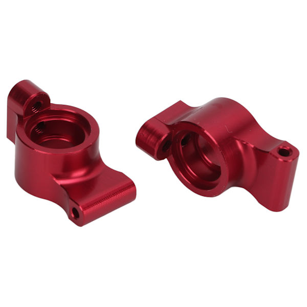 2 stk. aluminiumslegering bakakselkopp med høy styrke RC-tilbehør for LC Racing PTG-2 1/10 RC-bil rød