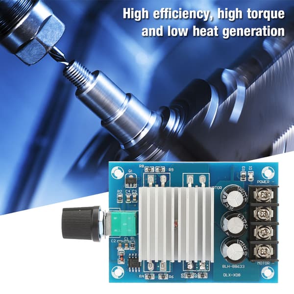 DC12V~24V 30A DC Motor Hastighetskontrollermodul Motor Hastighetskontrollbryter Regulator
