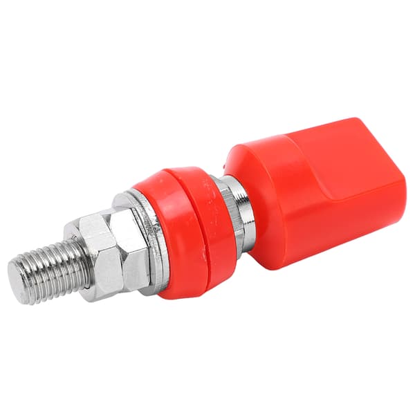 Terminal Multipurpose 4mm Mässing Platt Lock M8 100A Hög Ström Terminalblock med JackRed