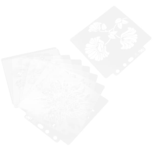 9 kpl Mandala-mallimaalauspiirustuskaavaimia DIY-askartelutarvikkeet