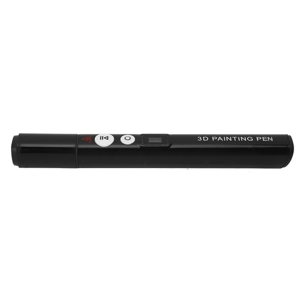 Smart højtemperatur 3D-printpen Ergonomisk LCD-skærm 3D-printpen til PLA ABS Sort