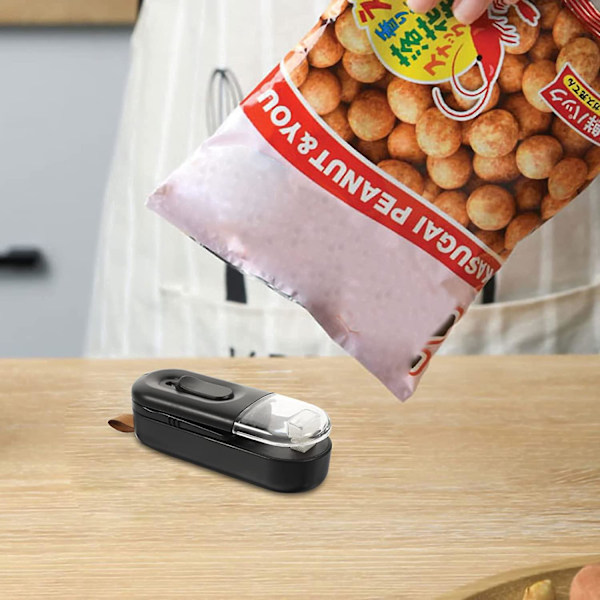 Bärbar Handhållen Påseförslutare