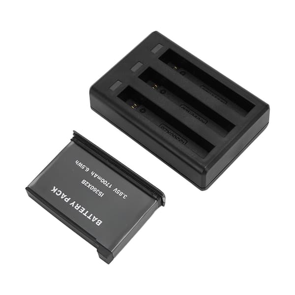 for Insta 360 ONE X2 Batterilader 3-kanals hurtigladende batteriladerhub med oppladbart litiumbatteri