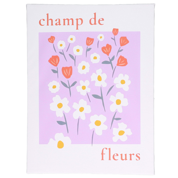 Blomsterkonstbilder Fashionable Ambience Ljus färg blekningsbeständighet Väggdekor Konst för hemmakontor Bar kök Café Typ C