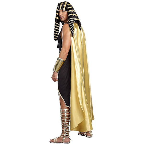 Egyptisk faraokostyme - Gull, medium til 2X-Large Large Black gold